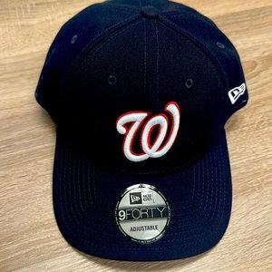 Washington Nationals NewEra 9Forty Adjustable Baseball Cap - Navy NWT